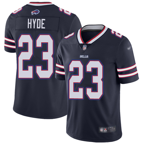 Men Buffalo Bills 23 Micah Hyde Limited Navy Blue Inverted Legend NFL Jersey